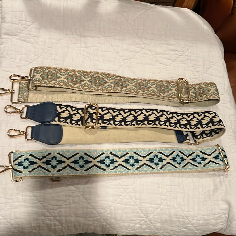 Ah-dorned straps